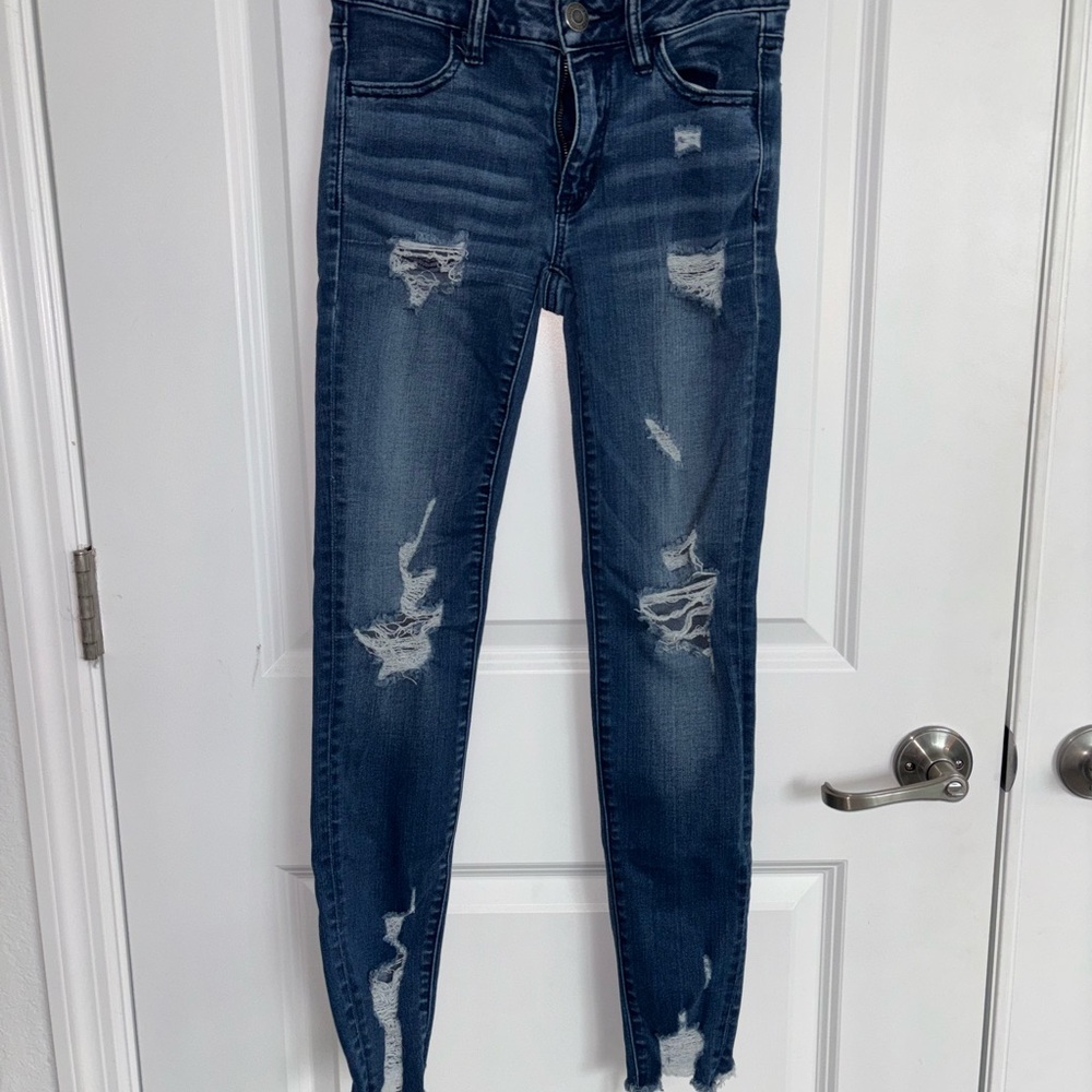 American Eagle Distressed Skinny Jeans